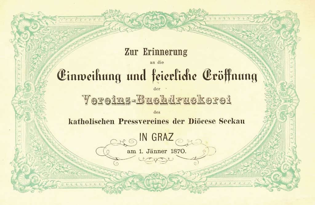 1870 Karte Eröffnungsfeier